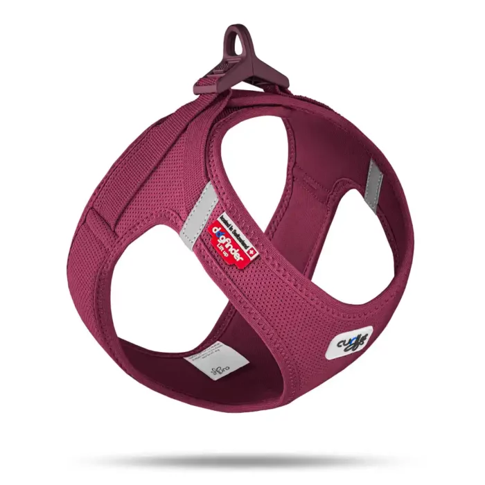 curli_Vest-Harness-curli-Clasp-Air-Mesh-Ruby curli_Vest-Harness-curli-Clasp-Air-Mesh-Ruby