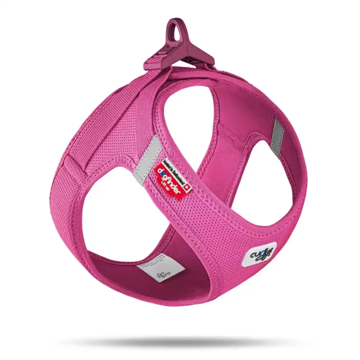 curli_Vest-Harness-curli-Clasp-Air-Mesh-Fuchsia curli_Vest-Harness-curli-Clasp-Air-Mesh-Fuchsia
