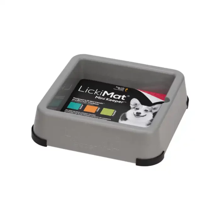 LIC-LM2001GY-lickimat-minikeeper-grey LIC-LM2001GY-lickimat-minikeeper-grey