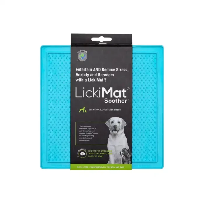 Lickimat-Soother-Turquoise-For-Dog