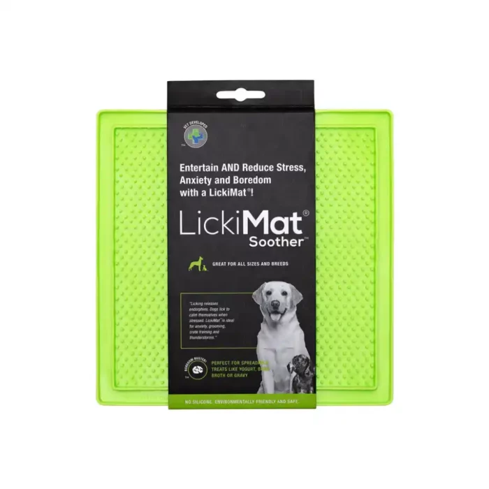 Lickimat-Soother-Green-For-Dog Lickimat-Soother-Green-For-Dog