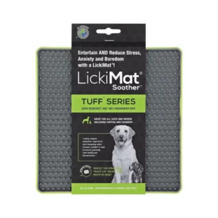 LickiMat-TUFF-Soother-Dog-Green LickiMat-TUFF-Soother-Dog-Green