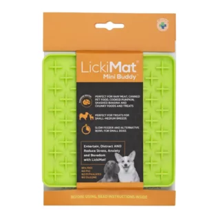LickiMat-Buddy-Mini-Dog-Green LickiMat-Buddy-Mini-Dog-Green