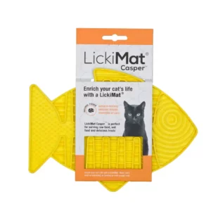 LickiMat-Casper-Cat-Yellow LickiMat-Casper-Cat-Yellow
