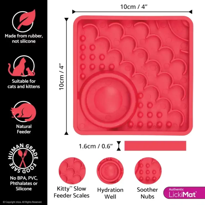 LIC-LM9805PK-CR-LickiMat-Pink Size LIC-LM9805PK-CR-LickiMat-Pink Size