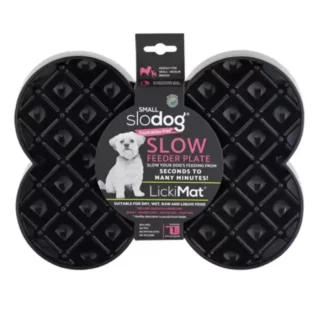 LIC-SD6007BK-LickiMat-SloDog-Small-Black