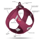 curli_Vest-Harness-curli-Clasp-Air-Mesh-Ruby