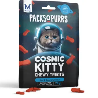 Packs O' Purrs Tuna And Rosemary Cat Chew Treats 10 X 70G