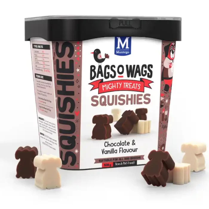 Montego Bags O’ Wags Chocolate & Vanilla Squishies Puppy Treats
