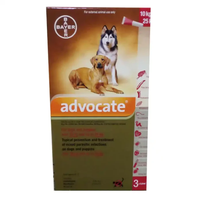ADVOCATE-DOG-10-25KG-RED ADVOCATE-DOG-10-25KG-RED