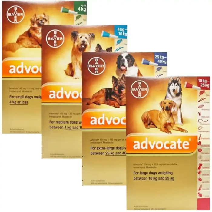 Advocate Tick and Flea Spot on for Dogs