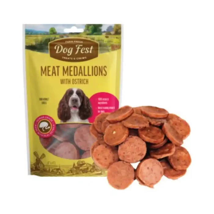 DOG_FEST_MEDALLIONS_OSTRICH_ADULT_DOG_90G.webp