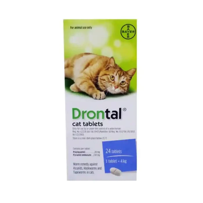Drontal Cat Dewormer | Broad Spectrum Worm Treatment for Cats