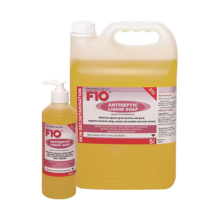 F10 Antiseptic Liquid Soap Yellow 5Lt – Professional Hand Hygiene