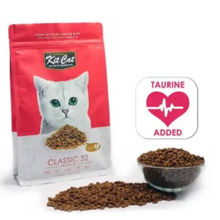 Kit Cat Classic 32 Added Taurine Dry Cat Food