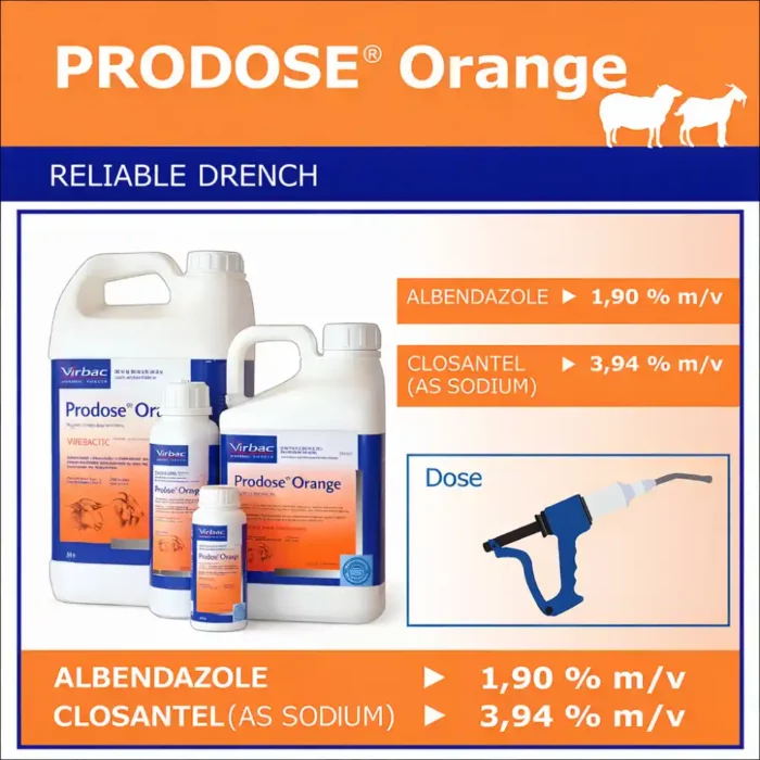 Prodose Orange Reliable Drench Prodose Orange Reliable Drench