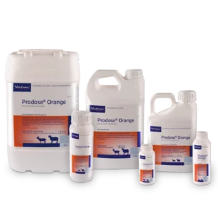 Prodose Orange worm treatment product group shot Prodose Orange worm treatment product group shot