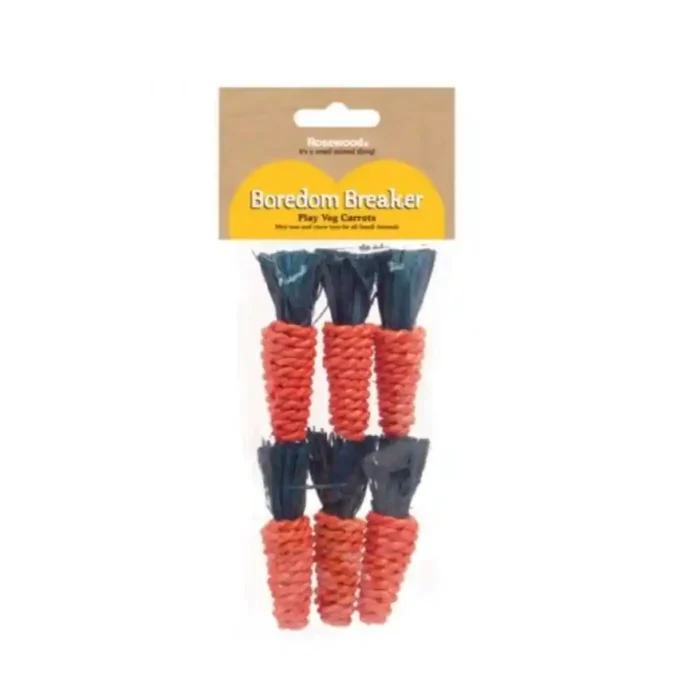 Rosewood Mini Sisal Carrots 6’s