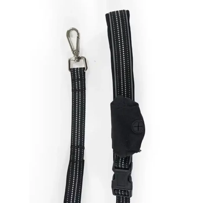 Rosewood Reflective Exercise Lead with reflective stitching for safe dog walking