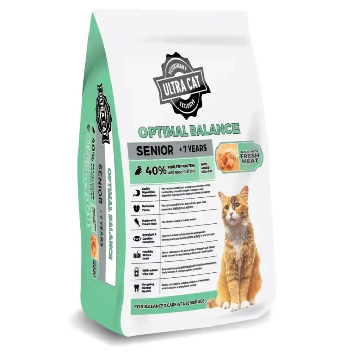 Ultra Cat Optimal Balance Senior Cat Food 2kg