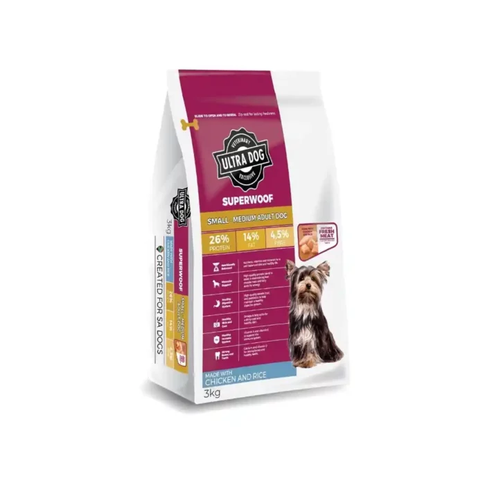 Ultra-Dog-Superwoof-Adult-Small-Medium-Chicken-Rice-New-Formula-3kg