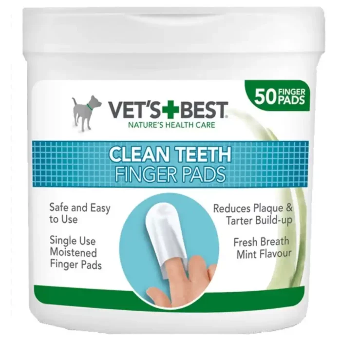 Vet’s Best Clean Teeth Finger Pads 50’s
