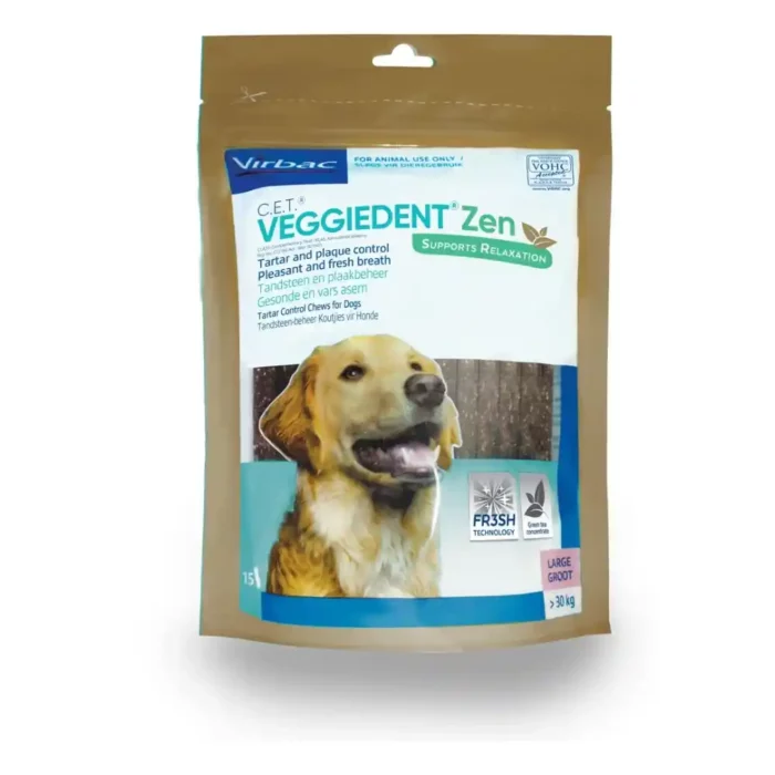VIRBAC C.E.T. Veggiedent ZEN CHWS LRG 15