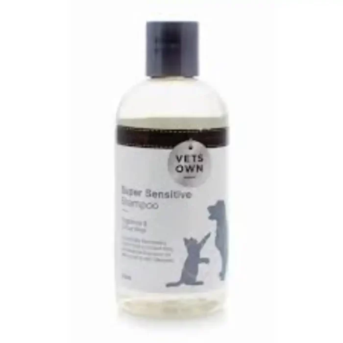 Vets Own Super Sensitive Shampoo 250ml gentle allergy care pet shampoo for sensitive skin