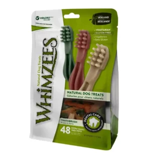 Whimzees X-Small Toothbrush Value Bag 48Pc