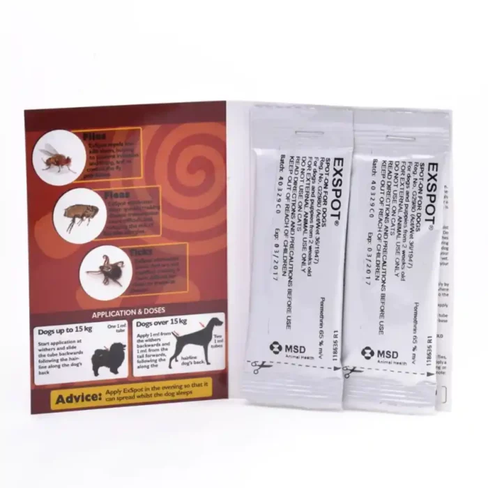 exspot-spot-on-for-dogs-20-pack-pippettes exspot-spot-on-for-dogs-20-pack-pippettes