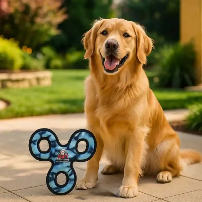 Tuffy-Ultimate-Tug-O-War-Dog-Three-way-Tug-Toy-for-large-dogs=golden-retriever