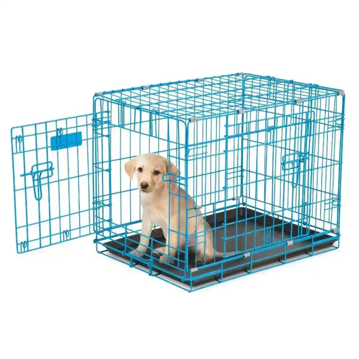buy-petmate-puppy-training-retreat-2-door-wire-crate-blue-online buy-petmate-puppy-training-retreat-2-door-wire-crate-blue-online