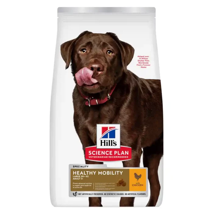 Hill's Science Plan Healthy Mobility Large Breed Adult Dry Dog Food with chicken Hill's Science Plan Healthy Mobility Large Breed Adult Dry Dog Food