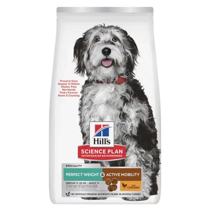 Hill's Science Plan Perfect Weight & Active Mobility Medium Dog Food