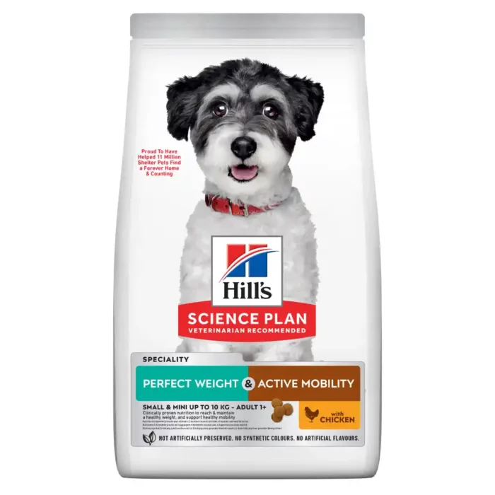 Hill's Science Plan Perfect Weight & Active Mobility Small & Mini Dog Food