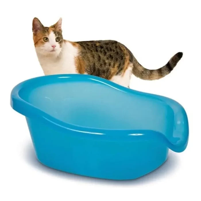 SmartCat Ultimate Litterbox topless cat litter box with tall borders