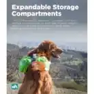 outward-hound-daypak-saddleback-dog-backpack-green-expandable-comparments