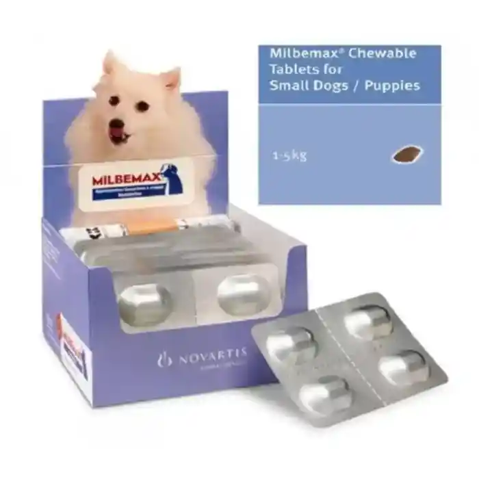 milbemax-chew-small-dogs-broad-spectrum-dewormer-48-tablets-open milbemax-chew-small-dogs-broad-spectrum-dewormer-48-tablets-open