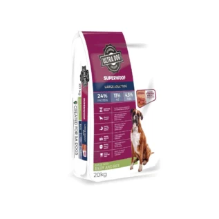 Ultra Dog Superwoof Beef & Rice Adult Large Breed – Complete Nutrition Dry Dog Food