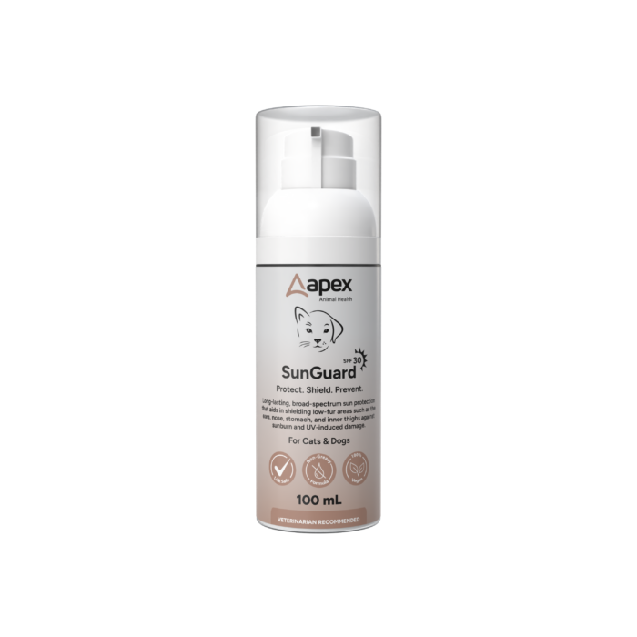 Apex Animal Health_SunGuard Pet sunscreen for dogs and cats Apex SunGuard SPF 30 100ml